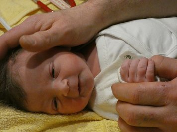Emma war die 100. Geburtsbegleitung für das Haus Glühwürmchen in diesem Jahr. 