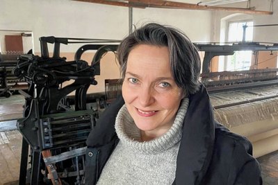 Katrin Kapplusch, die Initiatorin des Lengenfelder Fabrik-Projektes. 