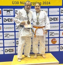 Daniela Rudolph erkämpfte sich bei der Senioren-DM am Nürburgring die Silbermedaille, Thomas Villmann Bronze. 