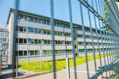 Die Erstaufnahmeeinrichtung für Flüchtlinge in Schneeberg.