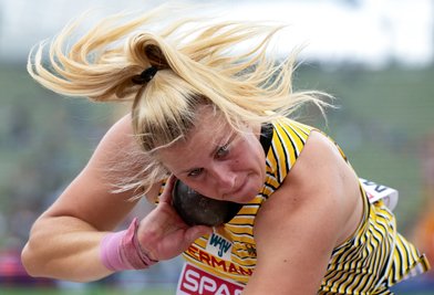 Katharina Maisch in Aktion. 