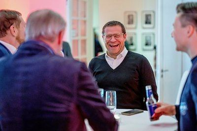 Max Eberl hatte viel Spaß in Berlin. Seit dem 1. Dezember ist er Geschäftsführer Sport bei RB Leipzig.