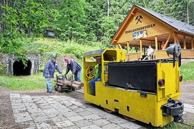 Am Hohen Forst wird immer gewerkelt, denn die Leute um Wolfgang Prehl sind fleißig wie die Bienen 
