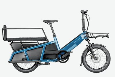 Lust auf Last: Das 20-Zoll-Cargobike Multitinker von Riese und Müller soll ein Auto ersetzen. Der Heckgepäckträger hält 65 Kilo ab, taugt also für den Transport von zwei Kindern. Preis: ab 5.700 Euro.  