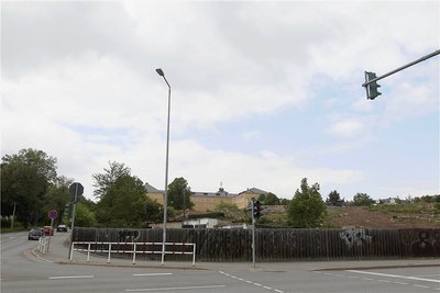Für den Sporthallenbau am Lessinggymnasium werden nun letzte Bäume und Sträucher beseitigt.