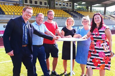 Die Messeorganisatoren sind optimistisch, dass das Stadion trotz Baustelle gut erreichbar ist.