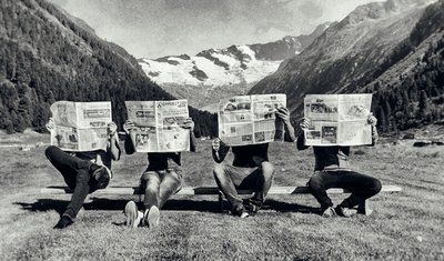 Die Musiker von Freiwild auf einem der offiziellen Promo-Fotos zur neuen CD "Opposition".