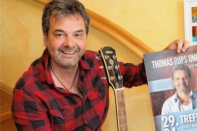 Thomas Rups Unger präsentiert Ende April im Treff Aue seine neue CD. 
