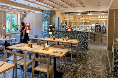 In der Gaststube „Waldeck“ finden bis zu 40 Gäste Platz.