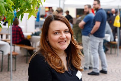 Juliane Richter von der Partnerschaft für Demokratie Meerane.