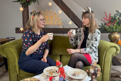Weihnachtsplausch mit der Sachsen-Influencerin: „Freie Presse“-Redakteurin Nicole Jähn sprach mit Tina Goldschmidt über Bräuche zur Adventszeit in Sachsen.