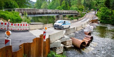 Die Schönthalbrücke wird saniert.