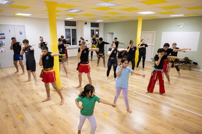 Die Kampfsportschüler trainierten mehrere Monate im Ausweichquartier Zappelkiste.