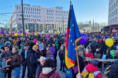 Mehr als 1000 Teilnehmer kamen zur Veranstaltung „C the Unseen – Rechte Kontinuitäten brechen“ zum Smac.