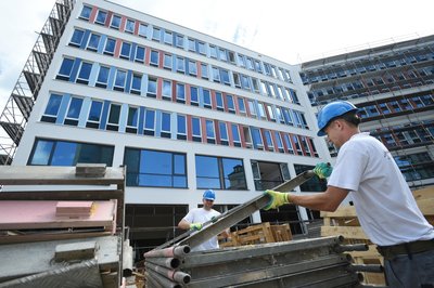 Das Technische Rathaus wird früher fertig als geplant. Daran ändert auch der Einbruch nichts.