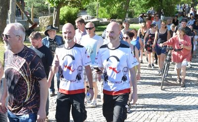 Erneut protestierten beim "Spaziergang" am Montagabend in Freiberg bis zu 220 Menschen gegen die Coronaregeln. 