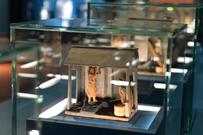 Die neu gestaltete Dauerausstellung im Stadt- und Bergbaumuseum Freiberg: Im Bild die Tafel im historischen Teil des Hauses. Sie ist bei den Gästen besonders beliebt.