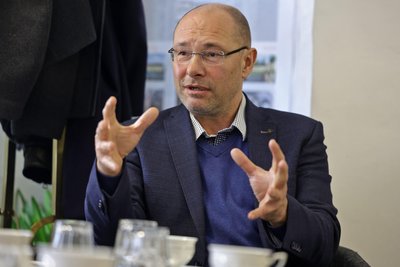 Bürgermeister Jörg Götze war Gastgeber für die Einwohnerversammlung in Niederwinkel.