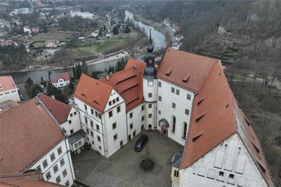 In diesem Teil des Schlosses befindet sich das Museum.