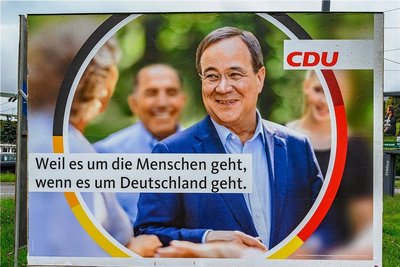 Wahlplakat der Union.