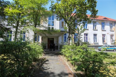 Das Asylbewerberheim an der Kasernenstraße in Plauen.