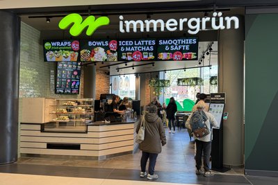 Das „Immergrün“ befindet sich in der früheren Yves-Rocher-Filiale.