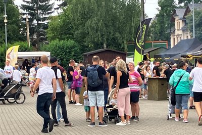 Man traf sich, man kannte sich: Die Lugauer nutzen die Gelegenheit, Zeit miteinander zu verbringen.