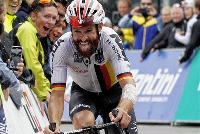 Simon Geschke in Aktion. 