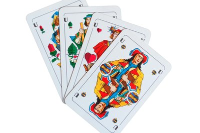 Vier Buben spielen im Skat eine tragende Rolle. Am 22. November wird bei den Veilchen wieder gereizt und gestochen.