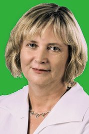 Ulrike Kahl (64), Fraktionsvorsitzende der Grünen im Kreistag.