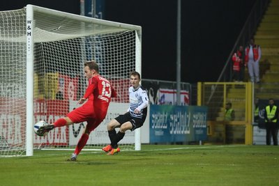 Nietfeld trifft zum 1:0.