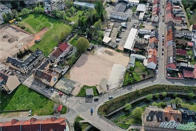 Auf der Fläche Nordstraße/Mühlenstraße, auf dem Gelände des alten Gaswerkes, soll ein neues Gerätehaus entstehen.
