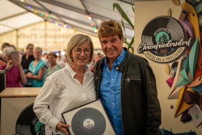 Voriges Jahr war Frank Schöbel in Ehrenfriedersdorf zu Gast. Im Oktober kommt er mit seiner Band in die Festhalle nach Annaberg.