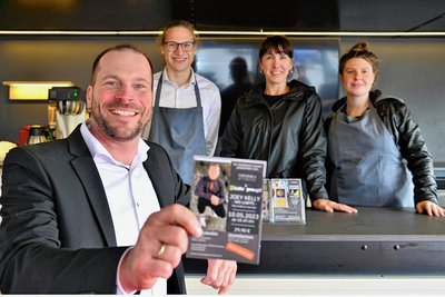 Robert Vennedey holt mit seinem Team am 10. Mai den Extremsportler und Musiker Joey Kelly nach Hainichen. 