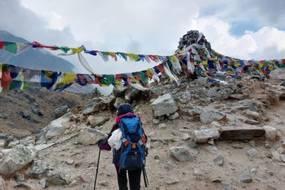 Everest-Basislager in Nepal: Freibergerin Alisa Bayerlein wird in der Stadtwirtschaft über ihre Reise berichten.