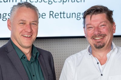 Gehen mit der Vergabe bundesweit neue Wege: RZV-Geschäftsführer Jens Leistner (rechts) und Verbandsvorsitzender Carsten Michaelis.