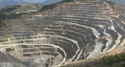 Ein kleiner Ausschnitt einer Diamanten-Mine (Symbolfoto). 