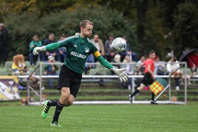 Gut ausgebildet: Glauchaus Keeper Dominik Reissig kann auch als Feldspieler aushelfen.