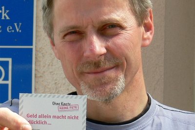 Dirk Beyer, Schuldnerberater des Diakonischen Werks Rochlitz, weist auf Schuldenfallen hin.
