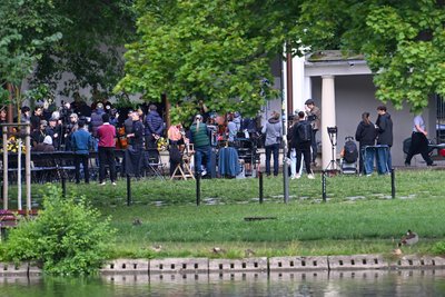Auch auf der Chemnitzer Schloßteichinsel war gedreht worden.