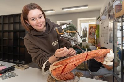 Yasmin Weber ist mit ihrem Laden in Annaberg umgezogen. Okami Manga gibt es jetzt an der Wolkensteiner Straße.