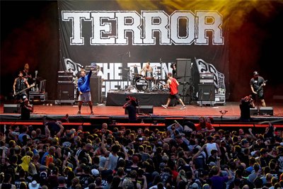 2017 spielten Terror auf dem „Full Force“-Festival bei Gräfenhainichen mit seinen rund 17.000 Besuchern. Am Freitag treten sie zum Rock auf dem Berg in Pobershau auf.