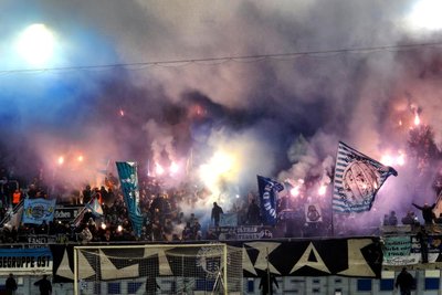Gegen den BFC Dynamo zündeten die CFC-Fans Pyrotechnik.