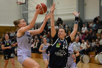 Lilly Küppers (l.) ging auch im Heimspiel gegen Bochum als Leistungsträgerin ihres Teams voran.