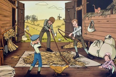 "Viele Hände, schnelles Ende": So arbeiteten Kinder mit.