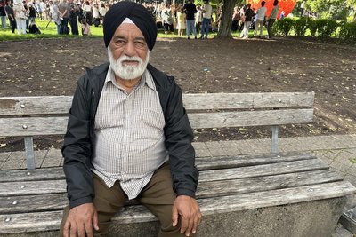 Singh Halbal lebt seit 25 Jahren in Chemnitz. Der Inder trägt immer seinen Turban.