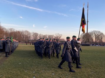 Rund 100 Rekruten und etwa 250 weitere Soldatinnen und Soldaten waren in Mittweida.