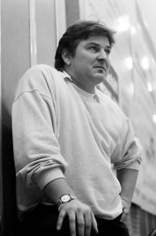 Dietmar Schmidt 1993 als Grubenlampe-Trainer. 