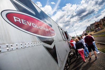 Der Anti-Drogen-Zug „Revolution Train“ besucht erstmals Stollberg.