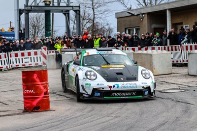Julius Tannert und Pirmin Winklhofer sind bei der „Erze“ ins Projekt Porsche gestartet. Mit Luft nach oben, wie der Fahrer aus Zwickau gestand.